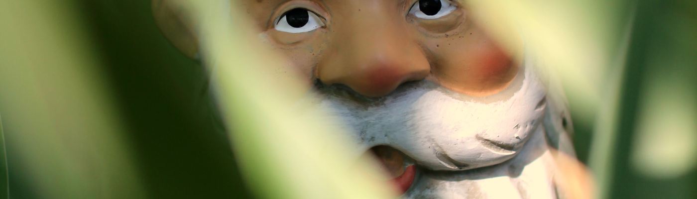 Nain de jardin kitsch