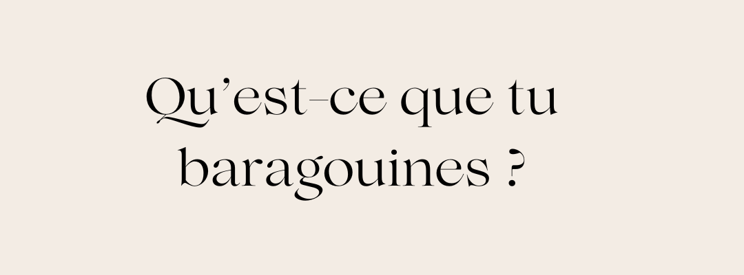 baragouiner