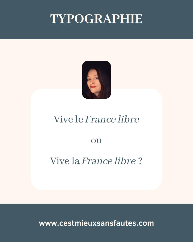 le France libre ou la France libre
